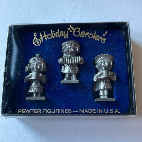 Pewter figurines Holiday Carolers - Picture 1 of 4